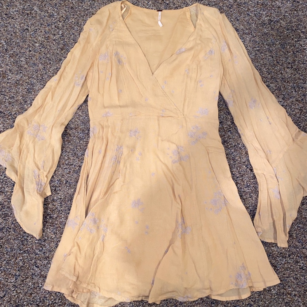 Free People Bell Sleeve Dress